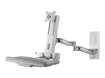 Amer AMR1WSL - Mounting kit (wall mount, flexible extension arm) for monitor / keyboard
