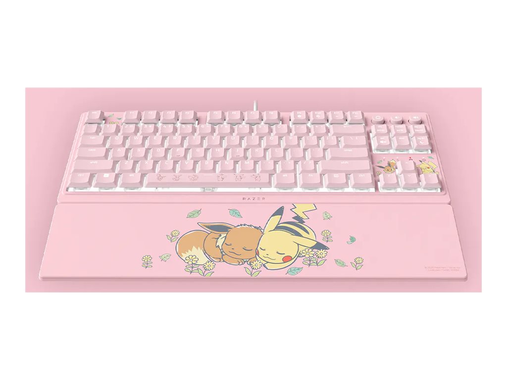 Razer Ornata V3 Tenkeyless, Pikachu & Eevee Edition, keyboard TKL, QWERTY, US Input Device