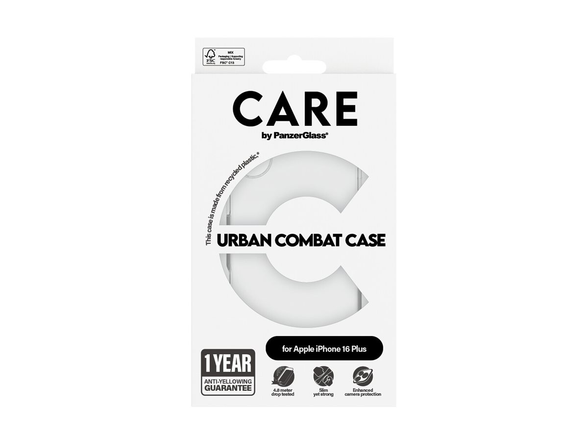 PanzerGlass CARE Apple iPhone 16 Plus Urban Combat čirý – foto 3