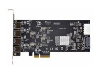 Startech 4-Port USB-A PCIe Card, USB 3.2 5Gbps, 4x USB Controllers - USB adapter - PCIe 2.0 x4 - USB 3.2 Gen 1 x 4