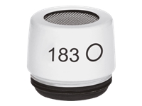 Shure R183W-A - Omnidirectional cartridge for microphone - white - for Dualflex Gooseneck MX415; Microflex MX202, MX412, MX424; Microflex Complete MXC416