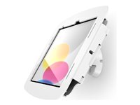 Compulocks iPad 10th-11th (A16) Gen Space Enclosure Bow Tilting Wall Mount White mounting kit - exposed front/back camera and sensors - for tablet - white