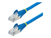 StarTech.com 5m CAT6a Ethernet Cable - Blue - Low Smoke Zero Halogen (LSZH) - 10GbE 500MHz 100W PoE++ Snagless RJ-45 w/Strain