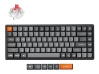 Keychron K2 MAX Tastatur Mekanisk Sydvendt RGB LED Trådløs Kablet