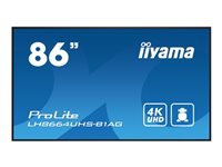 Iiyama Moniteurs 82'' et plus LH8664UHS-B1AG