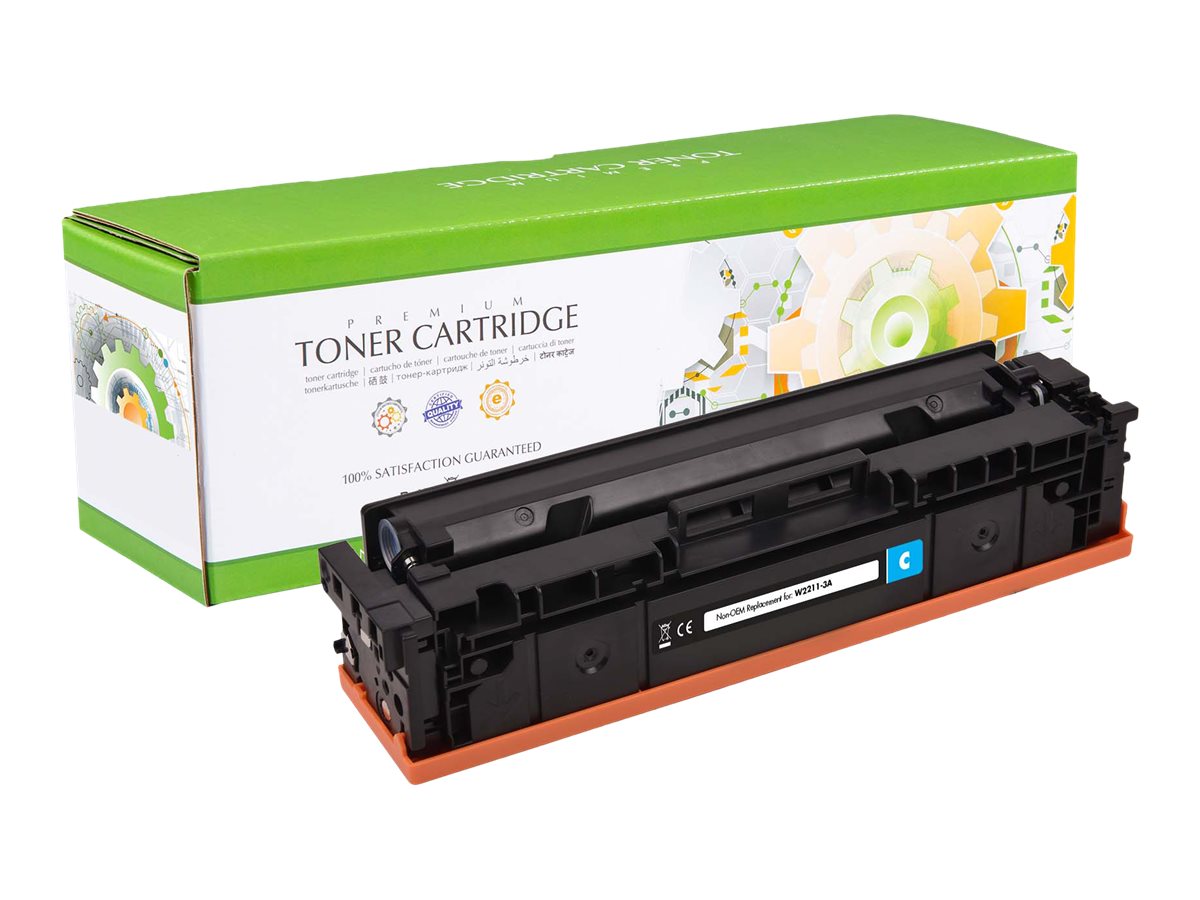 STATIC Toner cartridge compatible with HP W2211A cyan compatible 1.250 pages