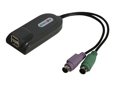 Tripp Lite Minicom PS/2 USB Converter for KVM Switch / Extender TAA GSA - keyboard / mouse adapter - USB