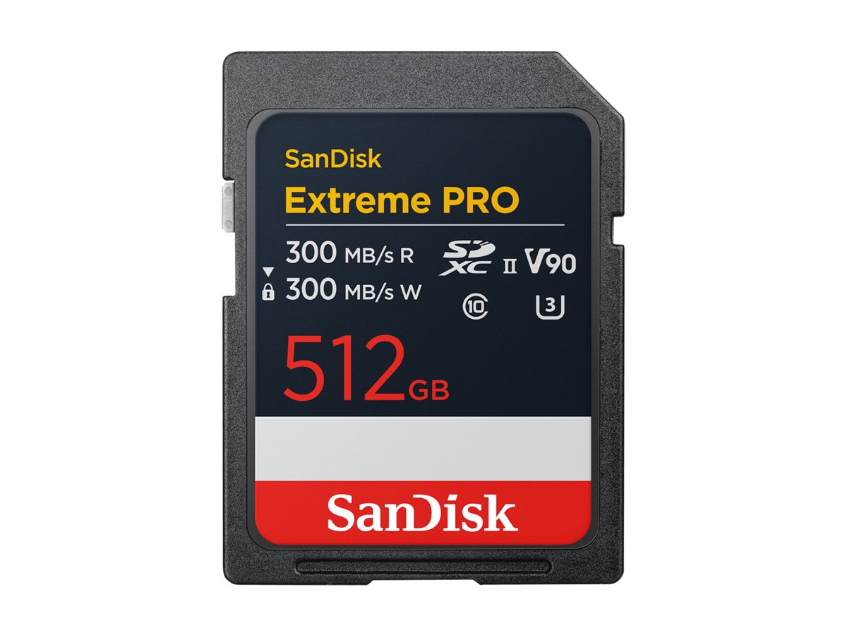SanDisk Extreme Pro - paměťová karta flash - 512 GB - SDXC UHS-II