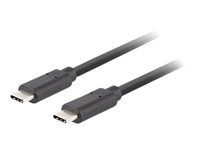 Lanberg USB 3.1 USB Type-C kabel 50cm Sort