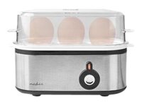 Nedis Æggekoger 210W Sort/aluminum