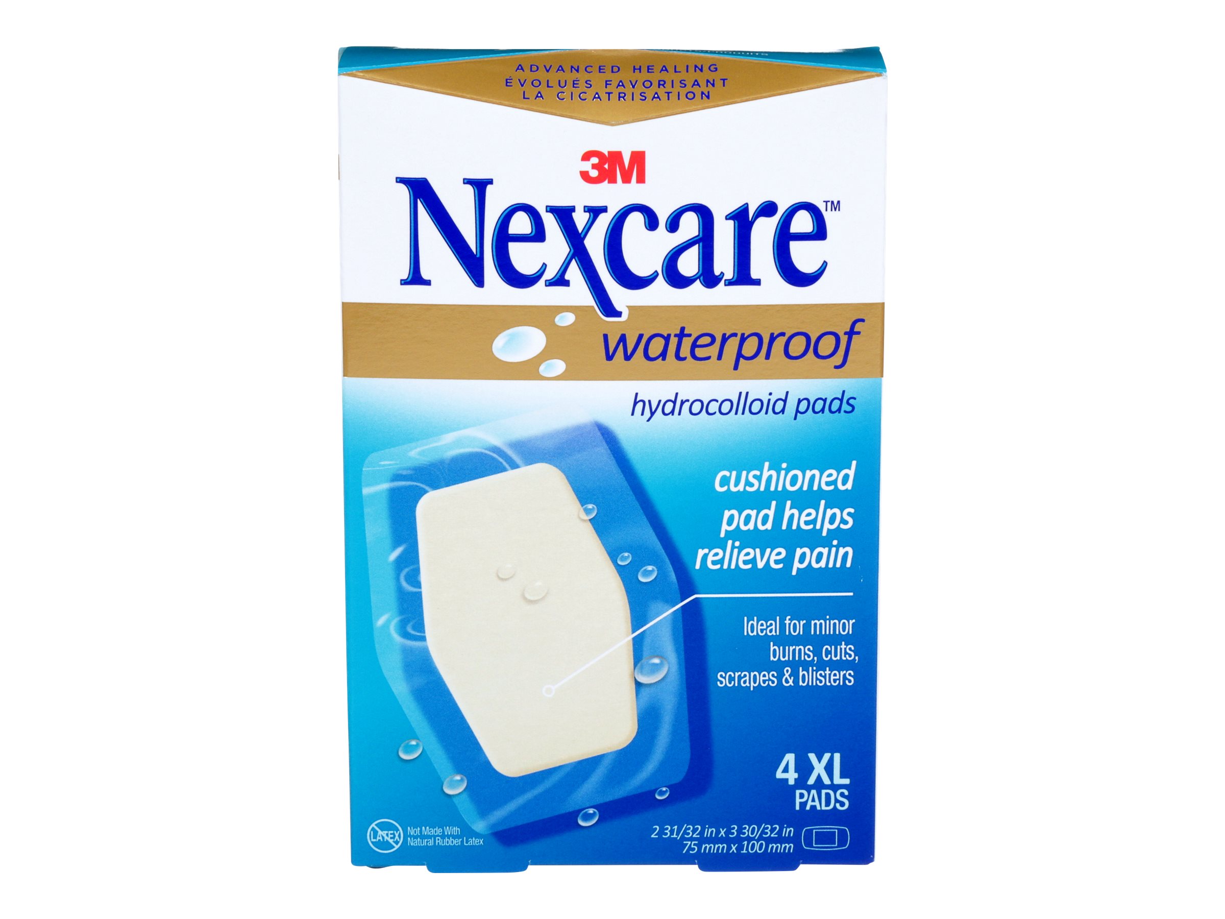 3M Nexcare Water Proof Hydrocolloid XL Pads - 4s
