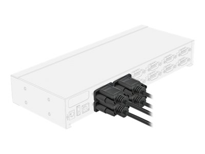 DELOCK Seriell Kabel RS-232 Sub-D9 2m - 86605