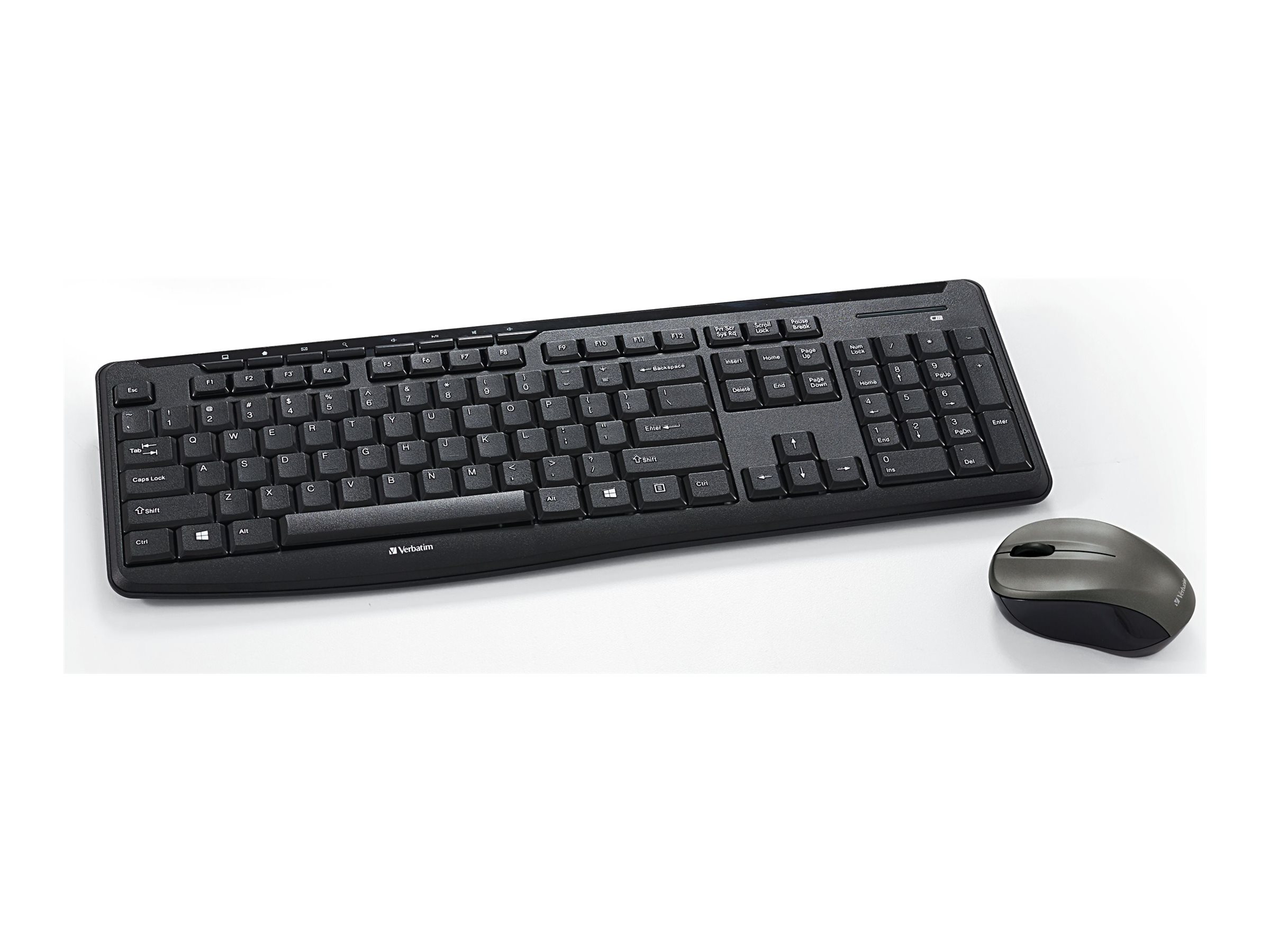 Verbatim Silent, keyboard and mouse set, black Input Device
