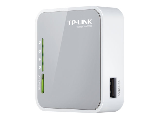 Image of TP-Link TL-MR3020 - v3 - wireless router - Wi-Fi - desktop