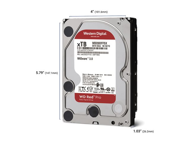 WD Red Pro WD103KFBX