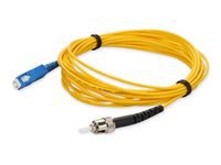 AddOn 10m ST to SC OS1 Yellow Patch Cable