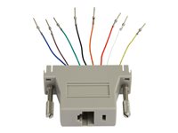 StarTech DB25 to RJ45 Modular Adapter - M/F - Serial adapter - DB-25 (M) to RJ-45 (F) - GC258MF - serial adapter - DB-25 to R