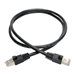 Eaton Tripp Lite Series Cat6a 10G Snagless Shielded STP Ethernet Cable (RJ45 M/M), PoE, Black, 2 ft. (0.61 m)