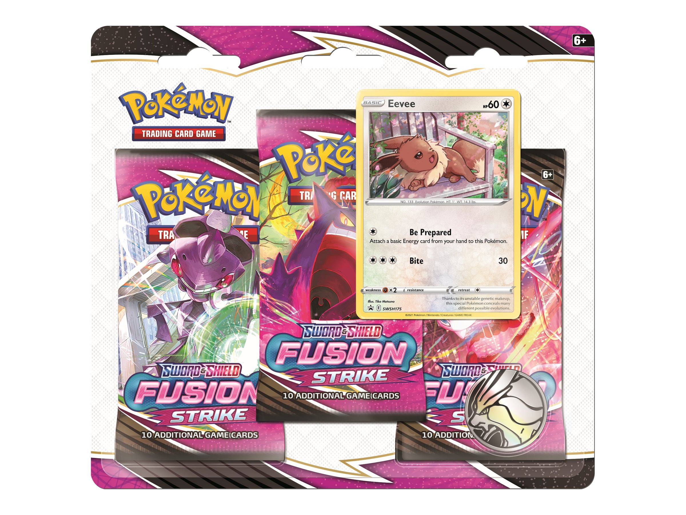 Pokemon Trading Card Game: Sword & Shield - Fusion Strike Blister 3-Pack
