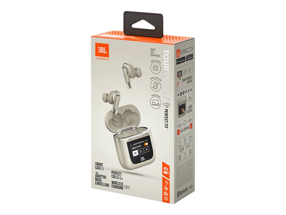 JBL Tour Pro 2 True Wireless True Wireless Earbuds - Champagne