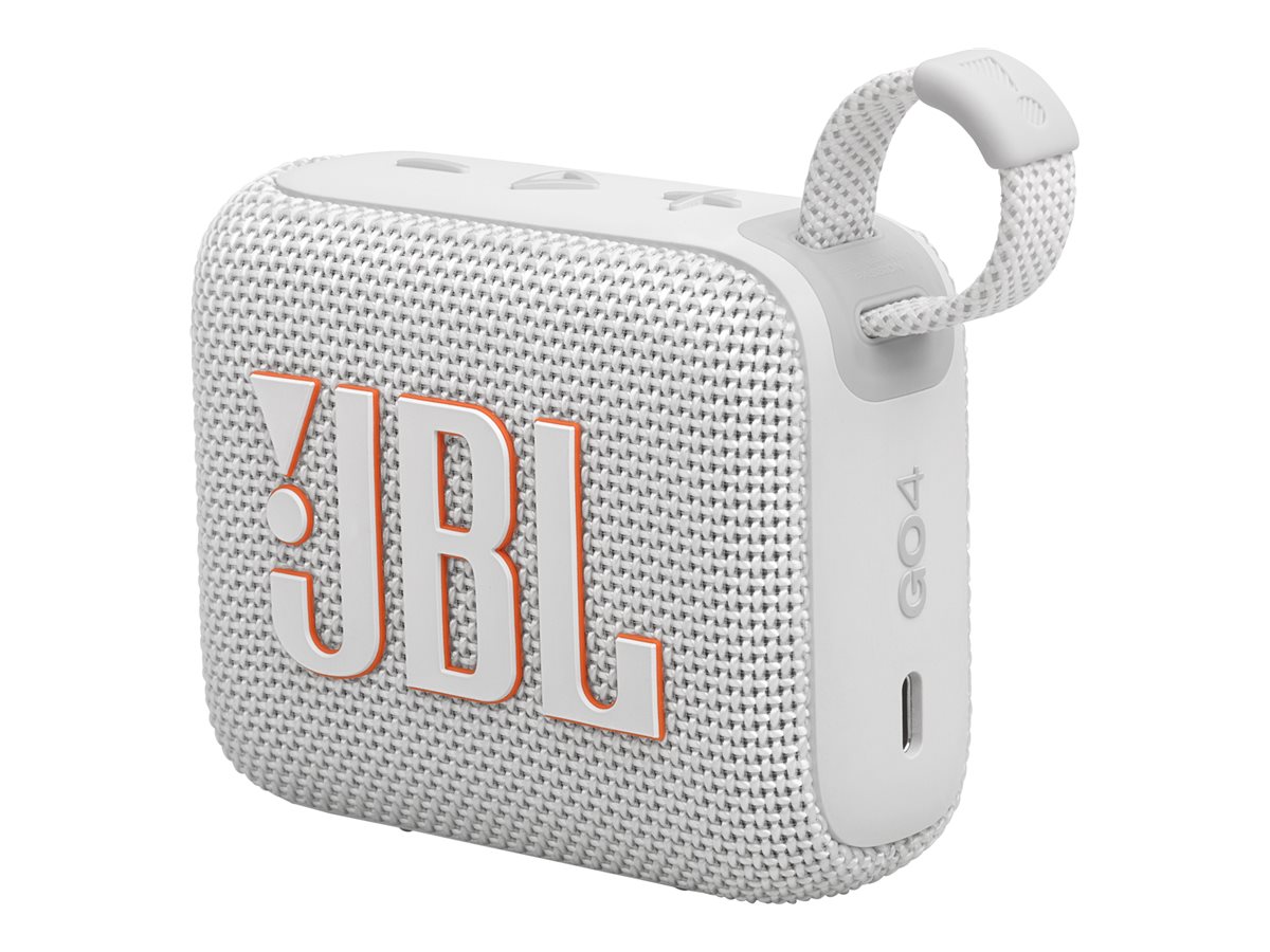 JBL Go 4 Portable Bluetooth Speaker - White - JBLGO4WHTAM