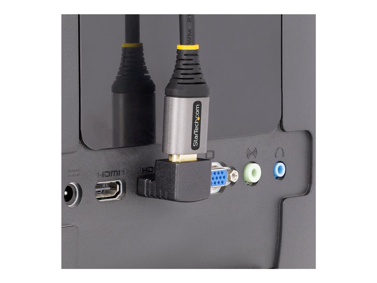 StarTech.com Down Angle HDMI 2.0 Adapter, 90-Degree HDMI Port Saver, M/F - HDMI adaptér – foto 6
