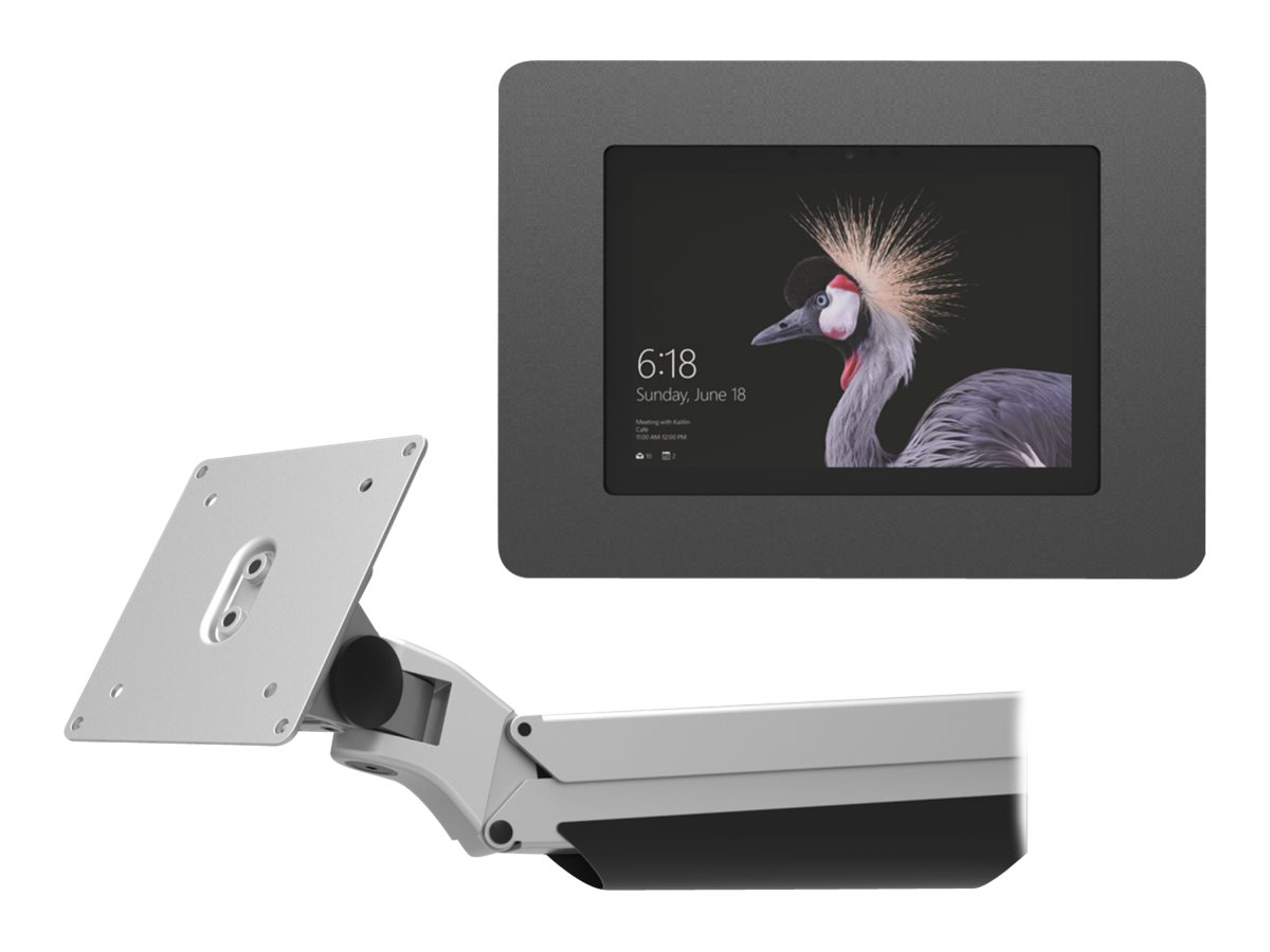 Compulocks Rokku Enclosure and Reach Single Joint Arm montážní sada - pro tablet - černá, stříbrná – foto 2