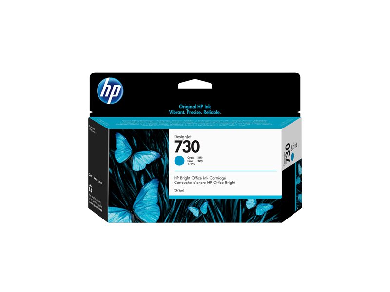 HP 730 130 ml Cyan Ink Cartridge