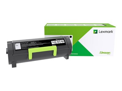 Lexmark Cartridge No. 503H High Yield black original toner Product shot Left-angle 79150