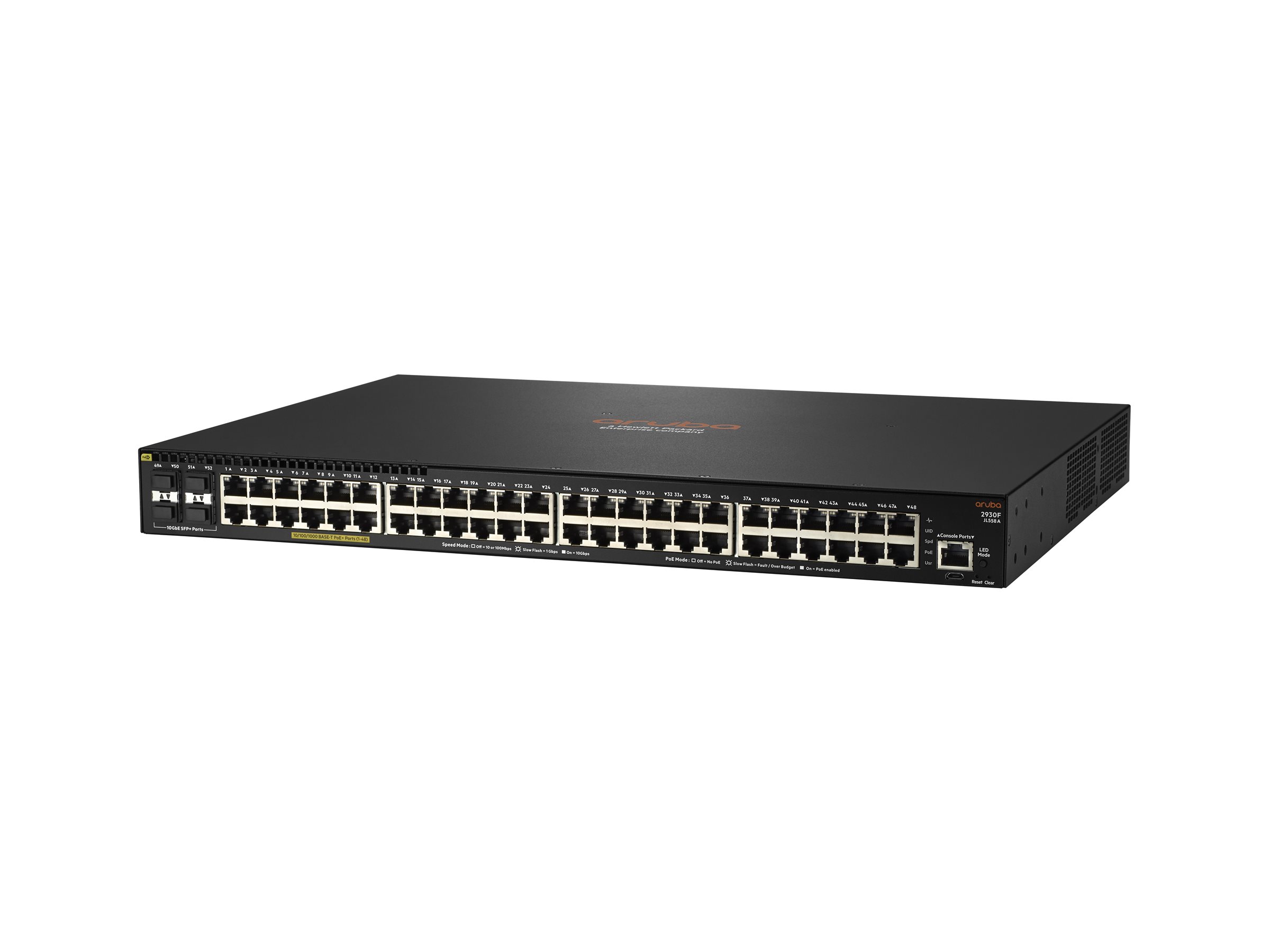 HPE Aruba 2930F 48G PoE+ 4SFP+