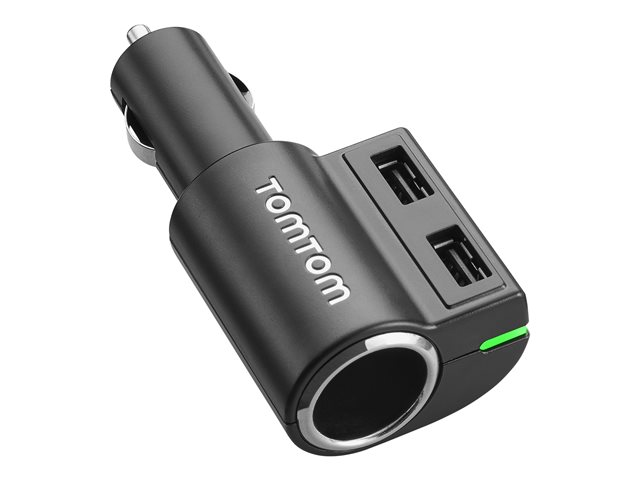 Tomtom Fast Multi Charger Car Power Adapter Usb Automobile Cigarette Lighter