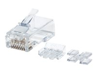Intellinet RJ45 Modular Plugs Pro Line, Cat6, UTP, 3-prong, for solid wire, 50 gold-plated contacts, 80 pack CAT 6 Ikke afskærmet parsnoet (UTP) Netværk-konnektor