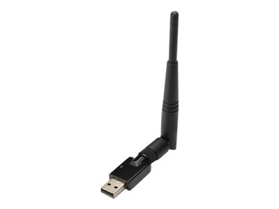 DIGITUS WLAN USB-Adapter 300Mbps Antenne    schwarz + WPS