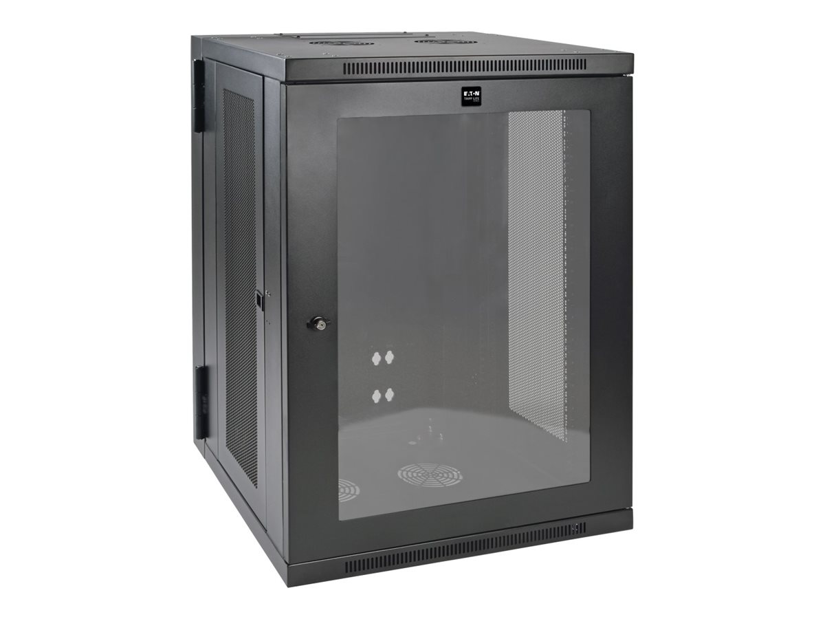 Tripp Lite 18U Wall Mount Rack Enclosure Server Cabinet w Hinged Acrylic Window