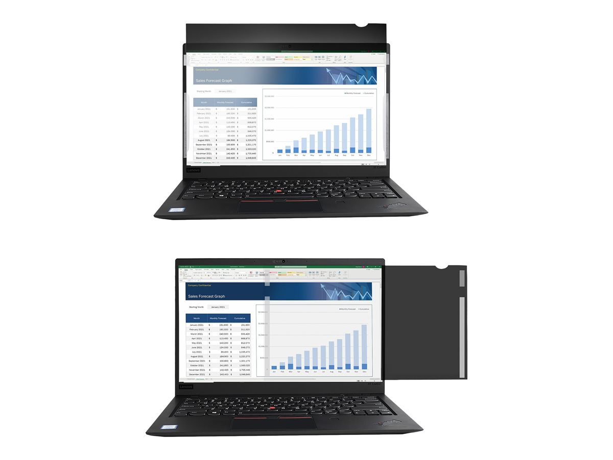 StarTech.com 14in Lap14in Laptop Privacy Screen, Anti-Glare Privacy Filter for Widescreen (16:9) Displays, Laptop Monitor Screen Protector with 51% Blue Light Reduction - Reversible Matte/Glossy Sides (14L-PRIVACY-SCREEN) - filtr pro zvýšení soukromí k notebooku (horizontální) - kompatibilní s TAA – foto 3