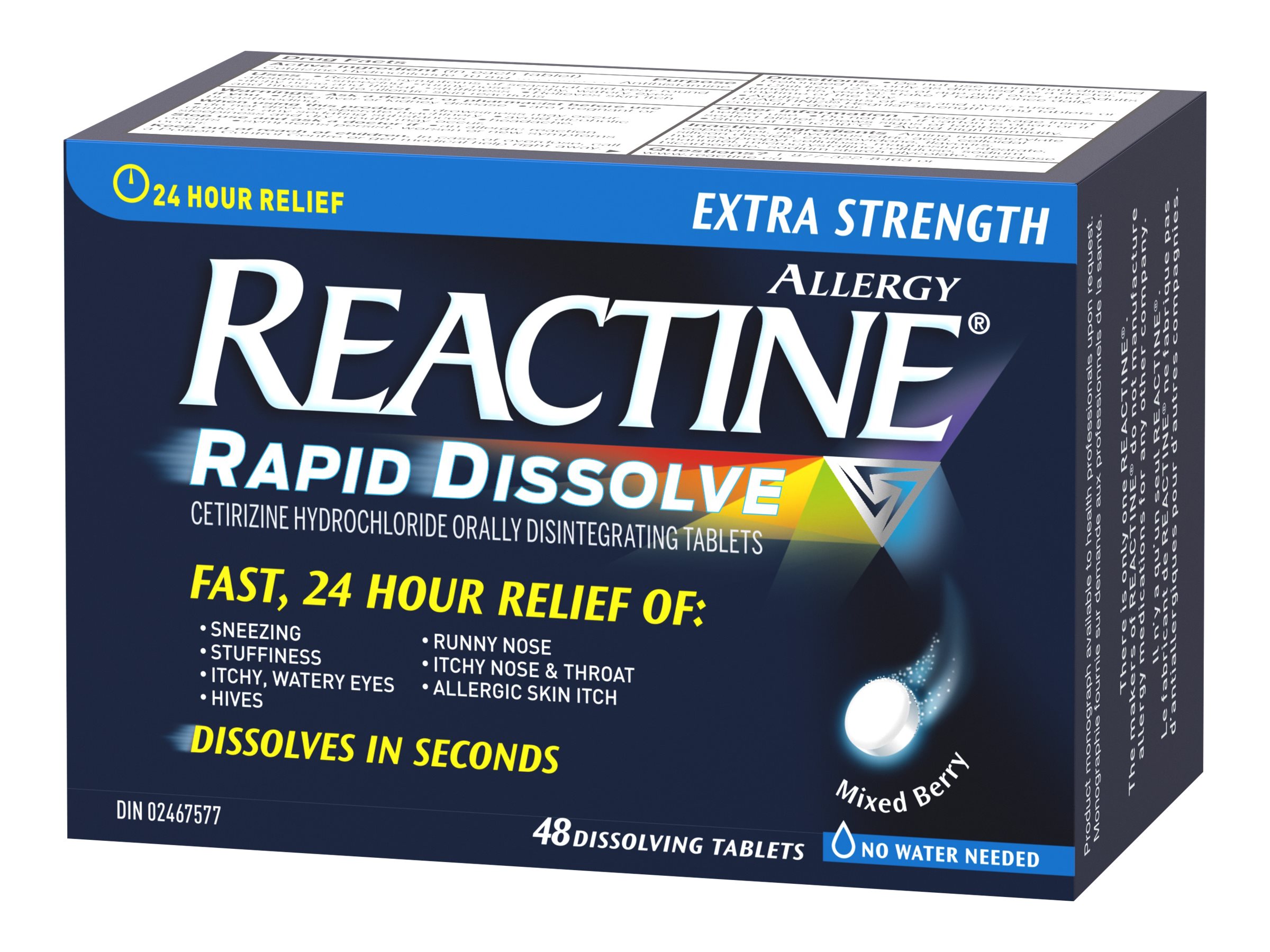 Reactine Allergy Rapid Dissolving Tablets - 48's