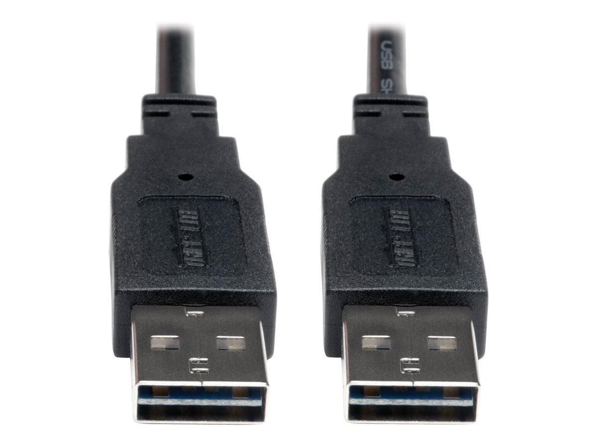 Tripp Lite 10ft USB 2.0 High Speed Reversible Connector Cable Universal M/M 10'