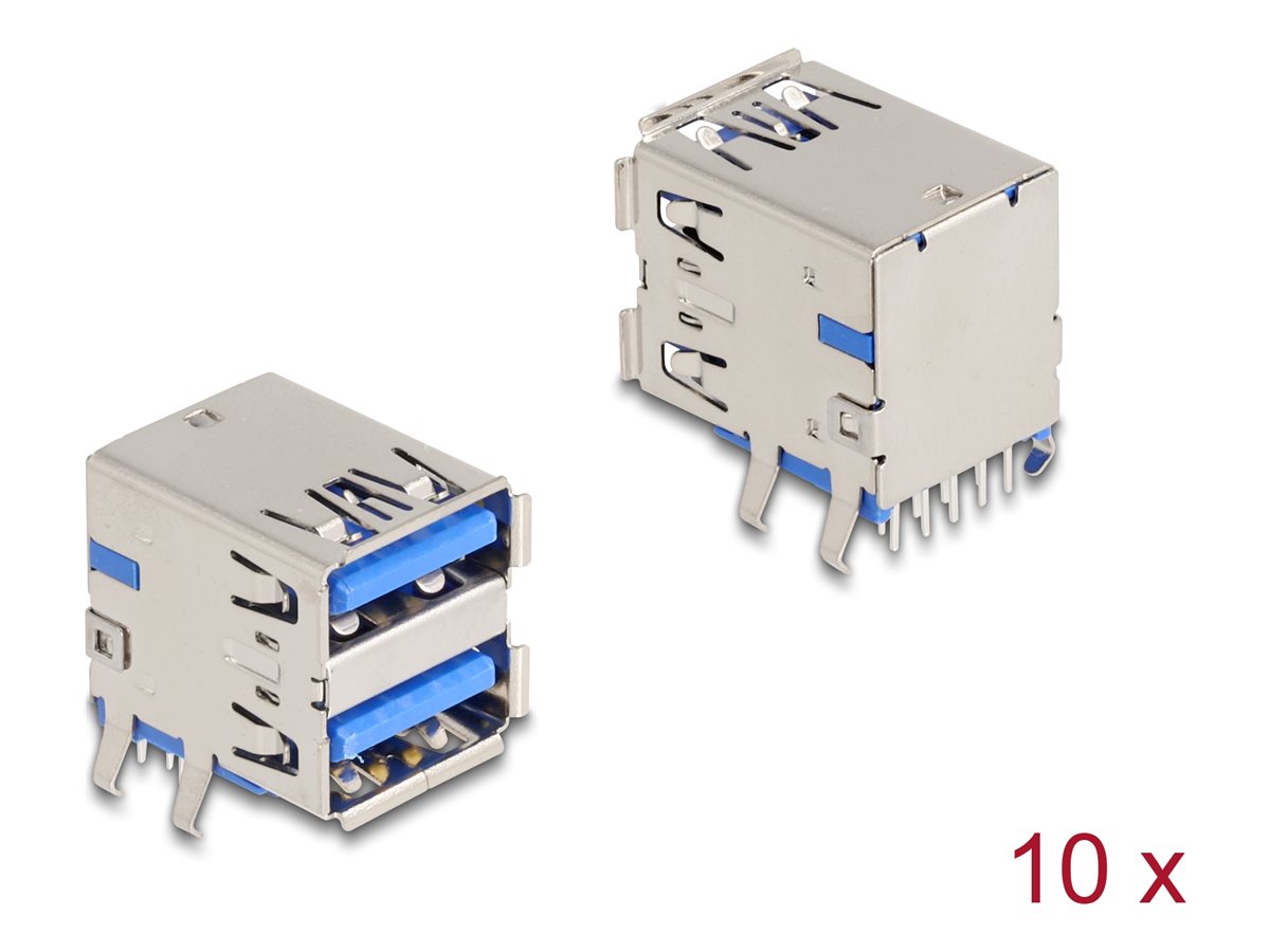 USB 5 Gbps Type-A female double row 18 p