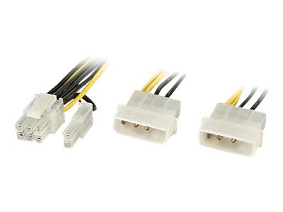 LINDY Stromadapterkabel Sli/PCIe 6+2  2x5.25 PCIe- & Grafik