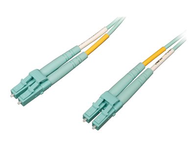 Tripp Lite 20M 10Gb/100Gb Duplex Multimode LC/LC OM4 Aqua Fiber Patch Cable 20 Meters