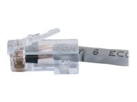 C2G 35ft Cat6 Non-Booted UTP Unshielded Ethernet Network Patch Cable - Plenum CMP-Rated - Gray