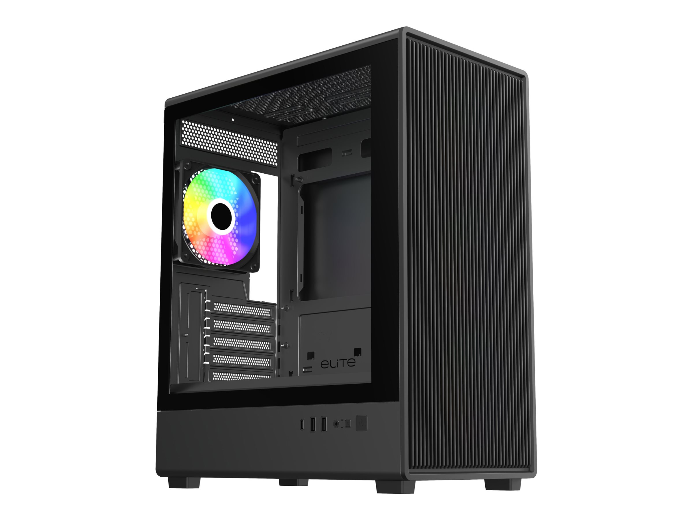 Cooler Master Elite 350 Micro-ATX micro Product shot Left-angle 79900