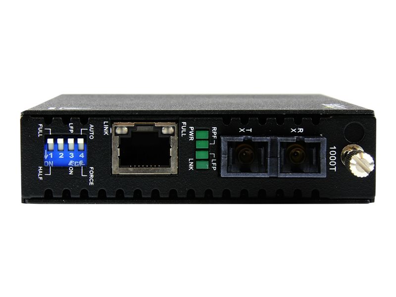 StarTech .com Convertisseur Ethernet Gigabit sur Fibre Optique MultiMode SC