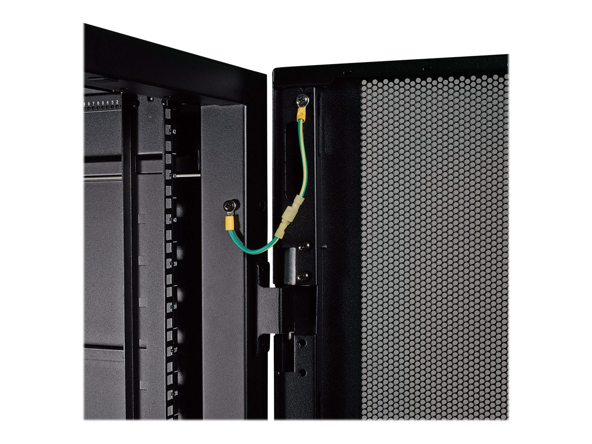 EATON TRIPPLITE 42U SmartRack Extra-Deep Server Rack 48p 1219mm Depth Doors & Side Panels Included