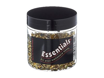 Whitecroft Essentials Paper Fasteners 20 Mm Brass Pack Of 500