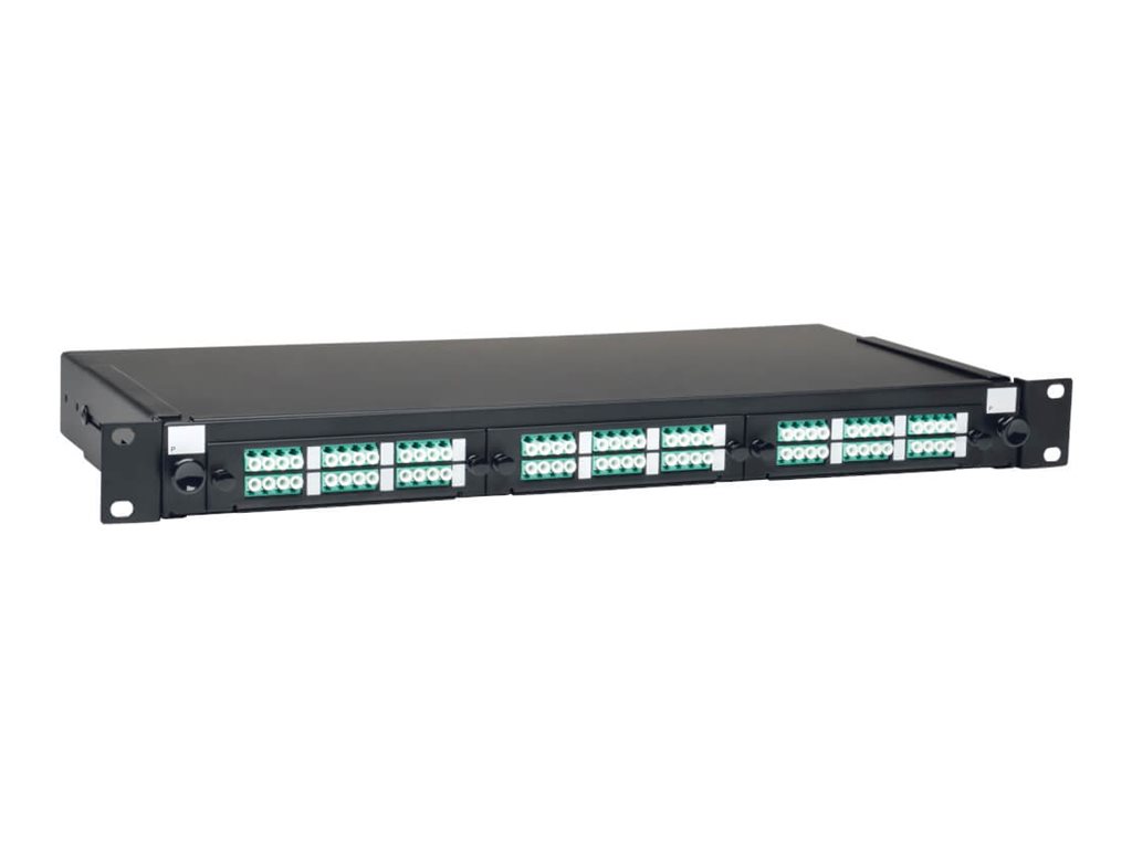 Tripp Lite 36-Port LC/LC Rackmount Fiber Enclosure Feed Through Patch Panel 1U