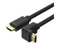 Unitek HDMI-kabel med Ethernet 3m Sort
