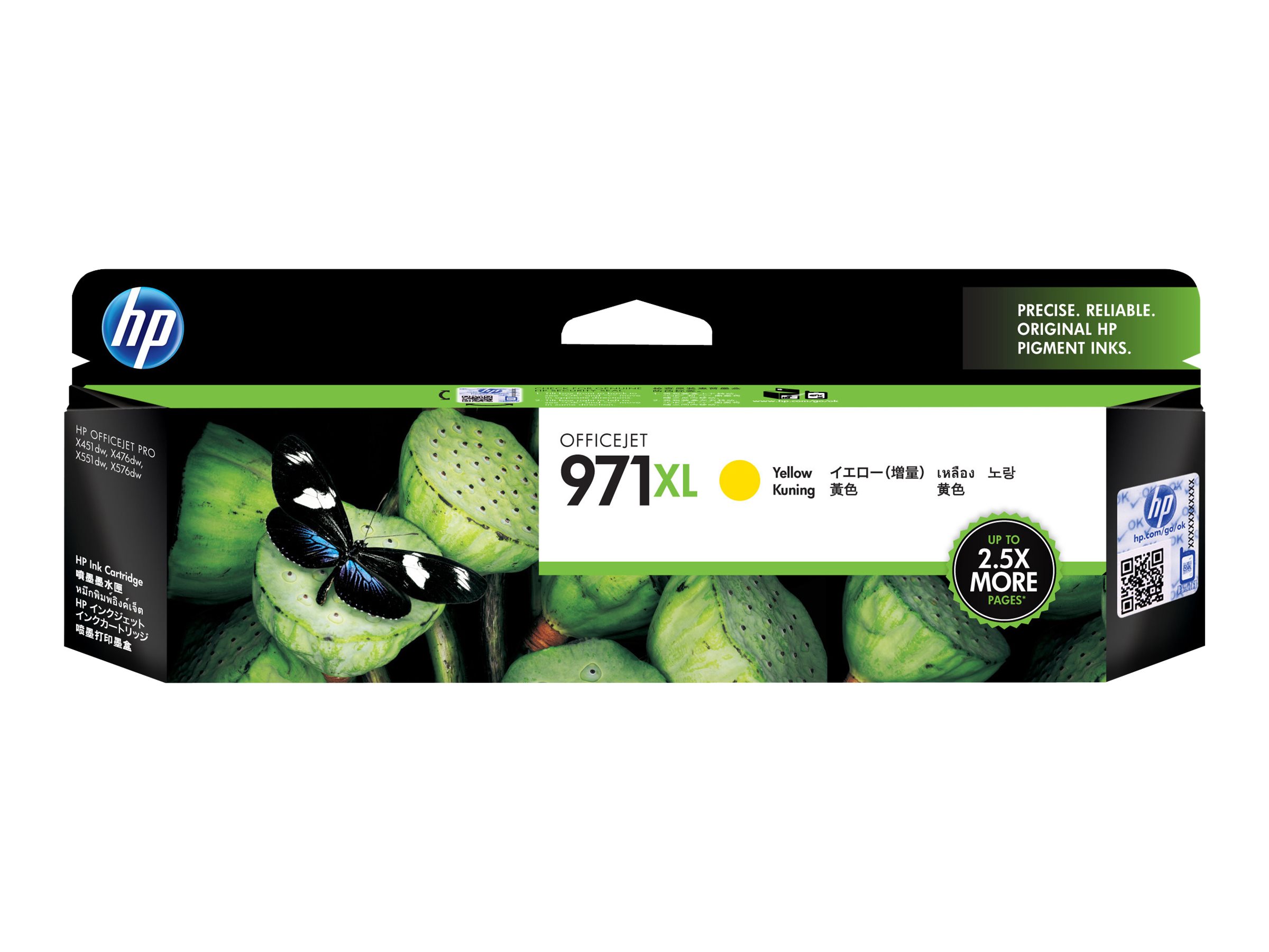 HP 971XL High Yield yellow original ink Usage / lifestyle Multi-angle 72520