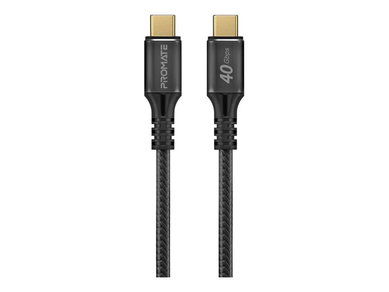 Promate PowerBolt240 USB-C cable 24 pin USB-C to 24 pin USB-C 1 Product shot Front 79500