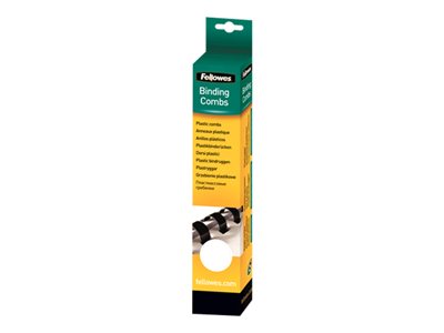 FELLOWES anneaux plastiques 8mm blanc